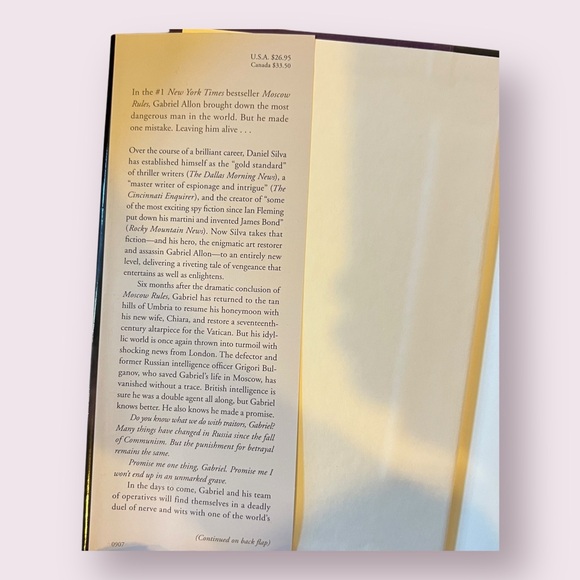 3 Daniel Silva novels - hardcover; The Defector, The Messenger, Moscow Rules - Picture 10 of 14